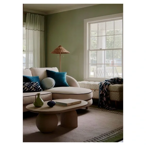 NWOT Anthropologie Velvet Flutter & Strut Bird Pillow In Dark Turquoise12x27